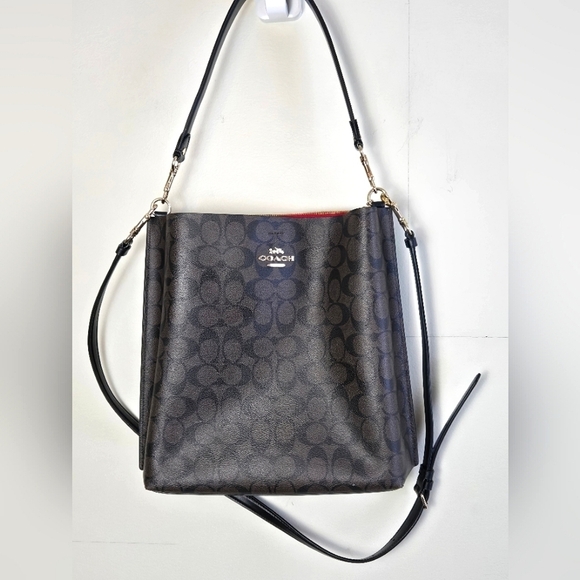 Coach Signature Logo Mollie Bucket Bag, CA561, Shoulder Or Crossbody - Picture 1 of 10